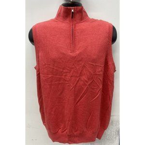 Fairway and Greene 100% Italian Merino Wool Vest SZ. S  Red NWT!!!